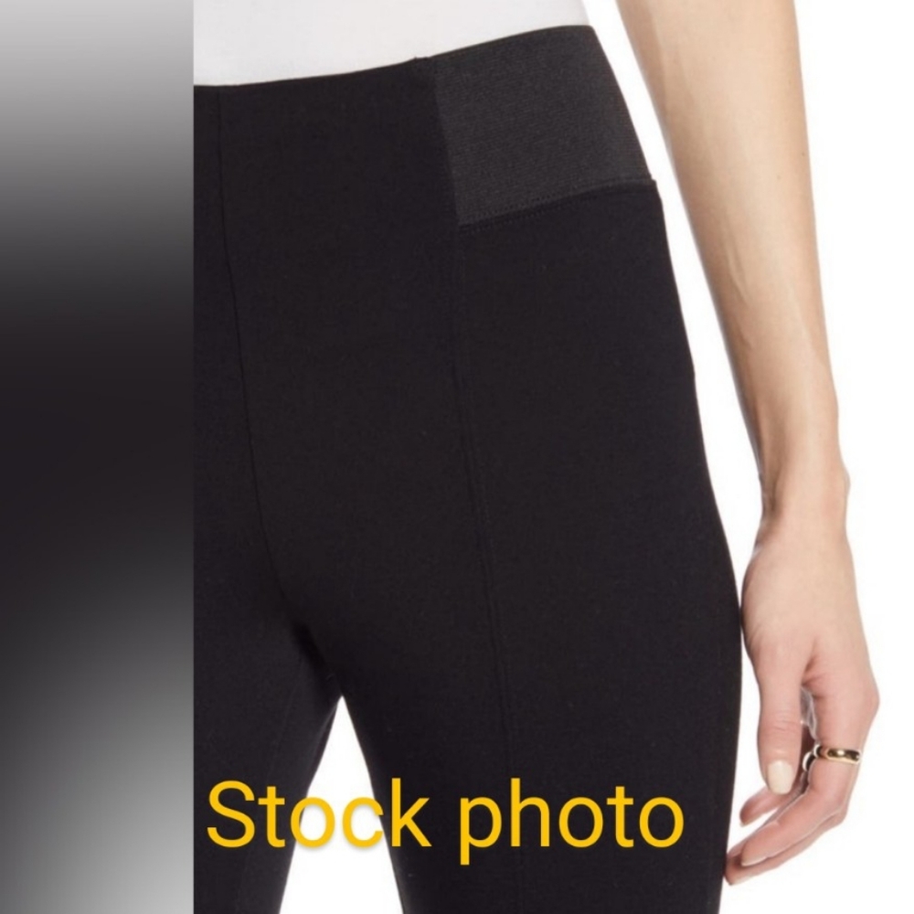 HALOGEN High-Waist Ponte Ankle Stretch Seamed Leggings - Picture 3 of 7